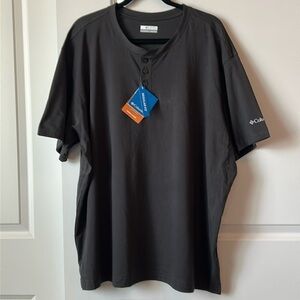 NWT Columbia Poplar Hill FS Short Sleeve Henley Men’s XXL